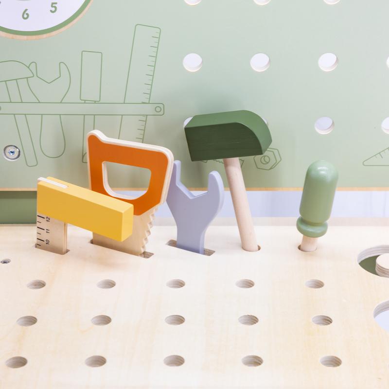 Wooden Play Tool Bench, Learning SPACE