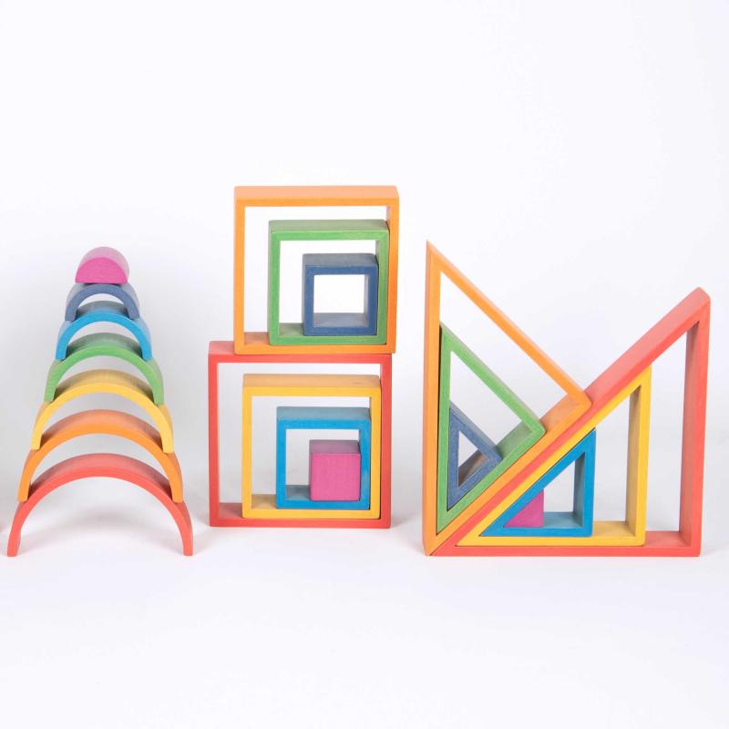 Rainbow Architect Set - Pk28, Learning SPACE