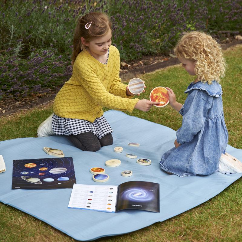 Wooden Solar System Discs - Pk11, Learning SPACE