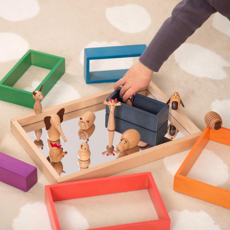 Wooden Animal Friends - Pk10, Learning SPACE