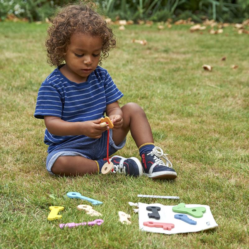 Rainbow Wooden Counting Keys, Learning SPACE