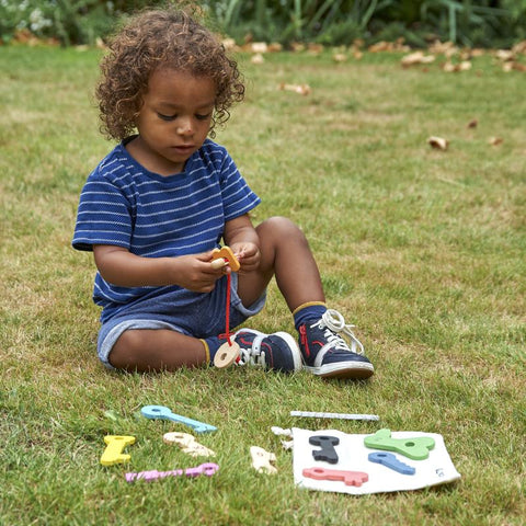 Rainbow Wooden Counting Keys, Learning SPACE