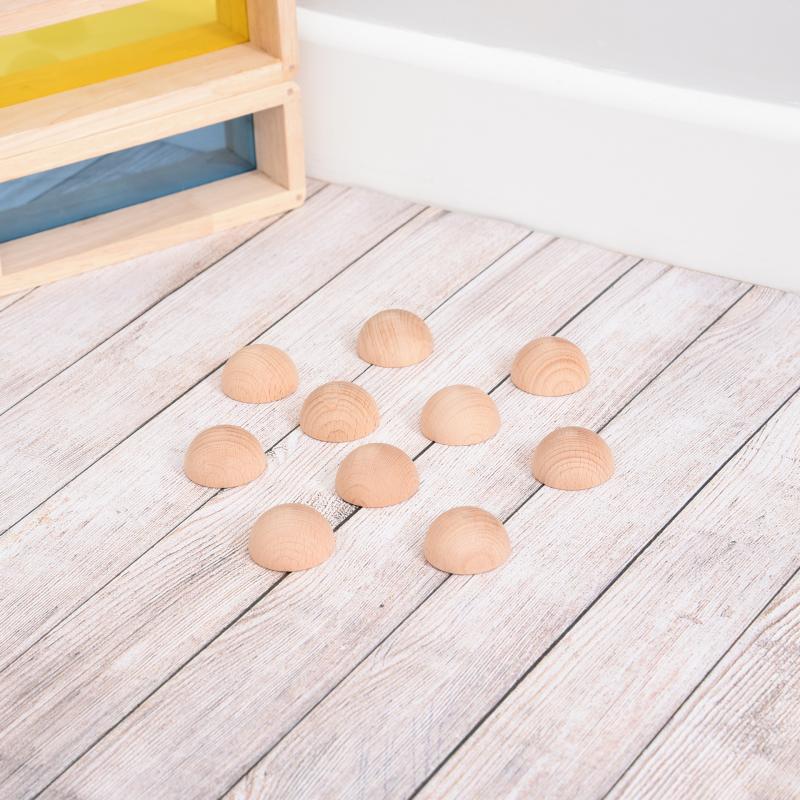 Natural Wooden Semispheres, Learning SPACE