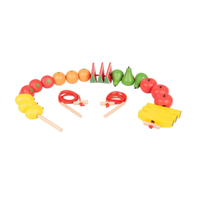 Wooden Lacing Fruits, Learning SPACE