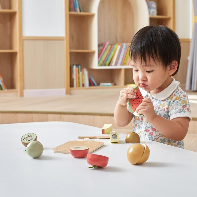 Cutting Fruit Wooden Set, Learning SPACE