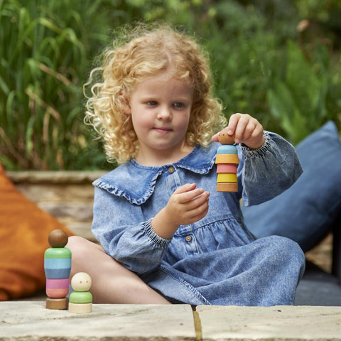 Rainbow Community People - Pk5 / 25 pieces, Learning SPACE