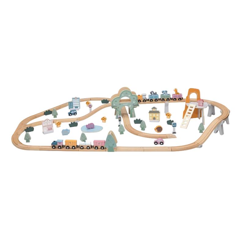 Wooden Train Set, Learning SPACE