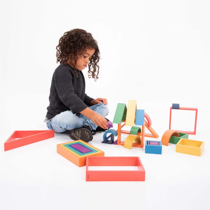 Rainbow Architect Set - Pk28, Learning SPACE