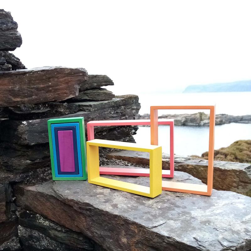 Rainbow Architect Rectangles - Pk7, Learning SPACE