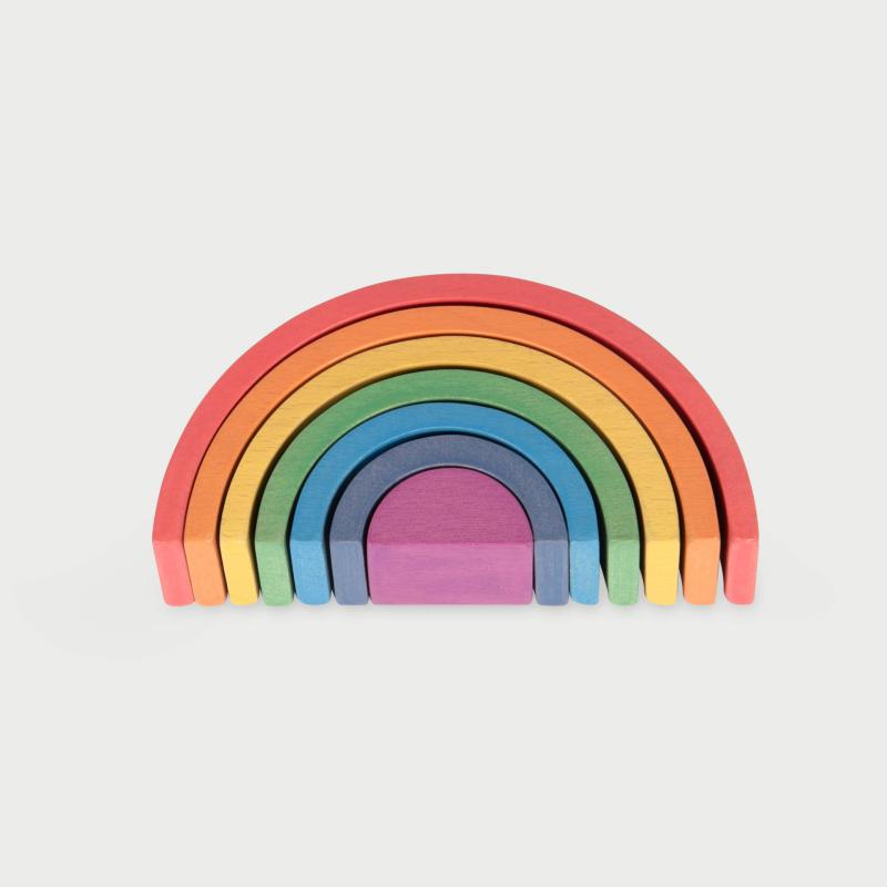 Wooden Rainbow Stacking Arches - Great For Montessori And Nurture Rooms, Learning SPACE