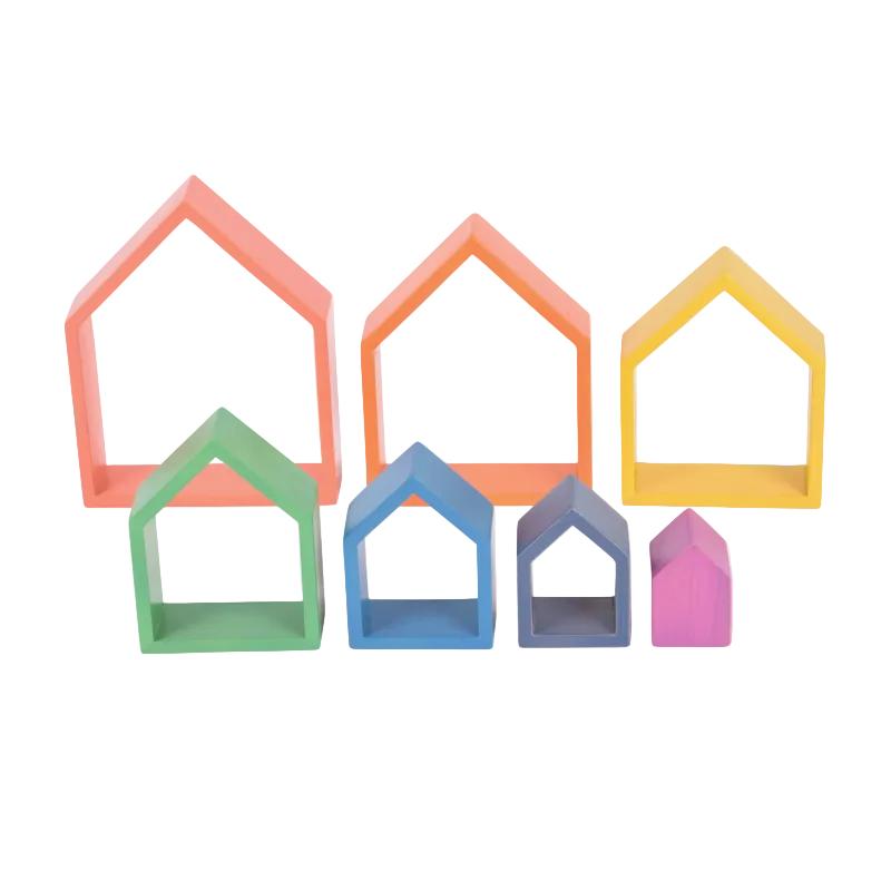 Rainbow Architect Houses - Pk7, Learning SPACE