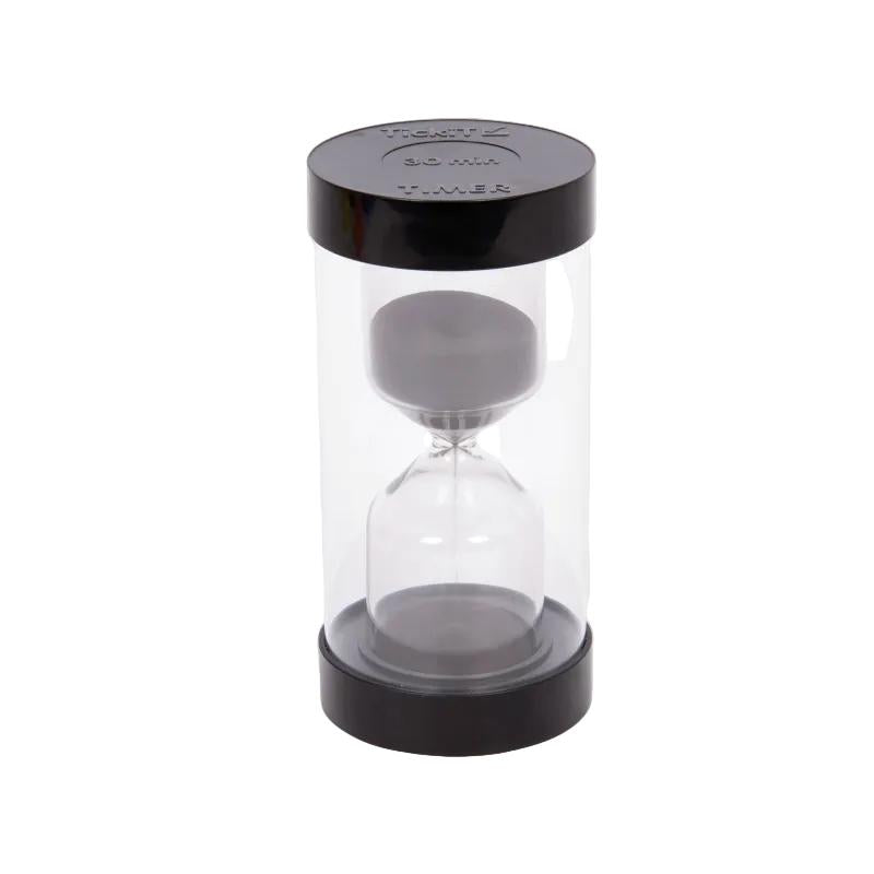 Colourbright Sand Timer - 1 Min. Green, 30 Min. Black Learning SPACE