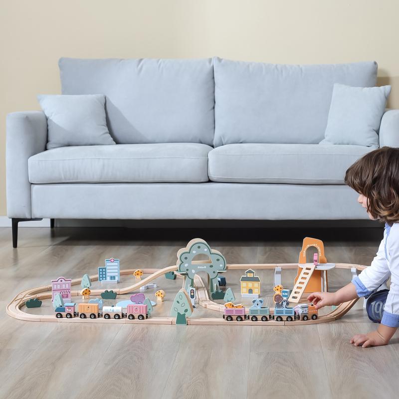 Wooden Train Set, Learning SPACE