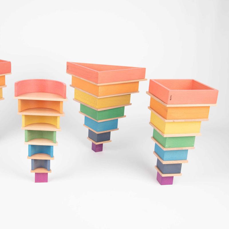 Rainbow Architect Set - Pk28, Learning SPACE