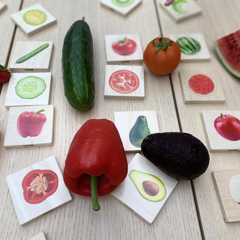 Fruit & Vegetable Match - Pk28, Learning SPACE