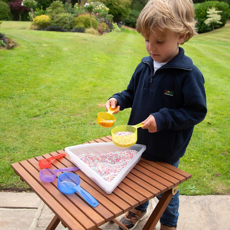 Translucent Colour Measuring Cups, Learning SPACE
