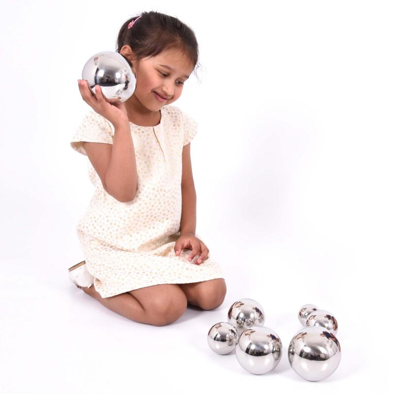 Sensory Reflective Sound Balls - Pk7, Learning SPACE