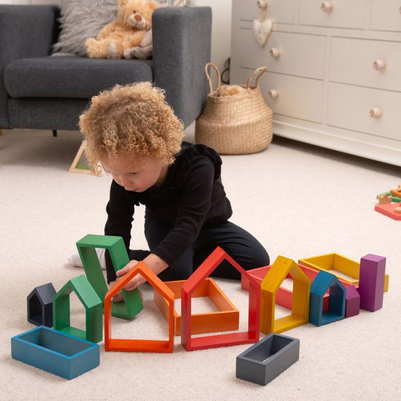 Rainbow Architect Houses - Pk7, Learning SPACE