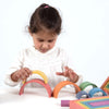 Wooden Rainbow Stacking Arches - Great For Montessori And Nurture Rooms, Learning SPACE