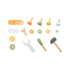 Wooden Toy Tool Kit 17 Piece Set, Learning SPACE
