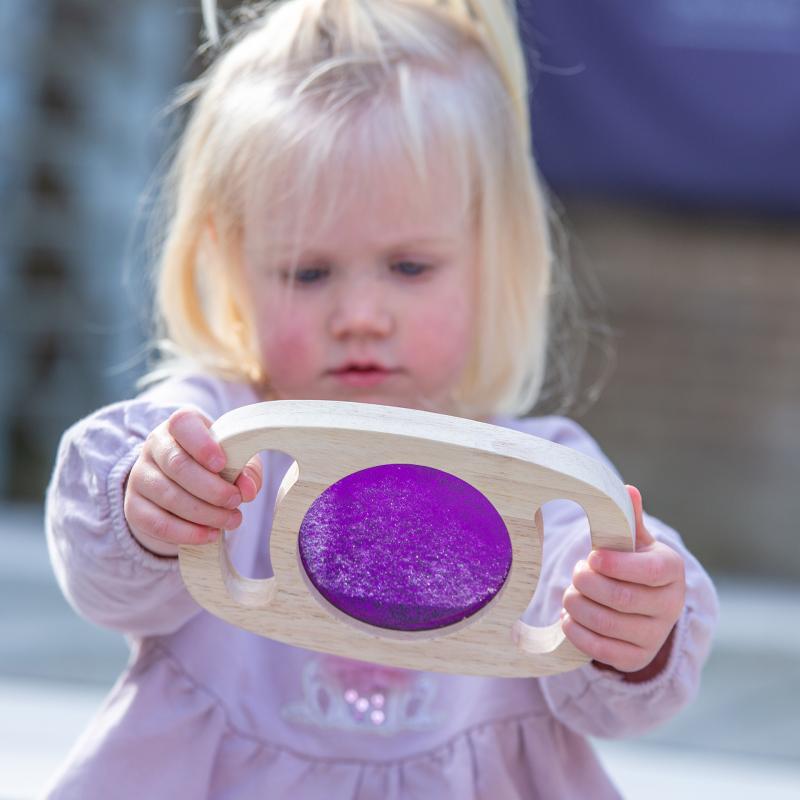 Easy Hold Glitter Panel - Purple, Learning SPACE