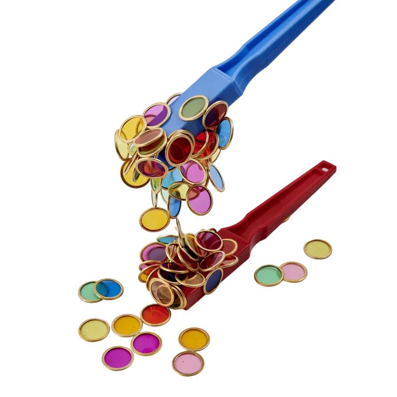 Metal Counting Chips Pack of 100, Maths Toys Learning SPACE