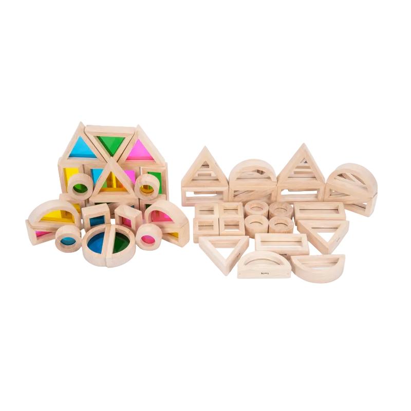 Rainbow Block Set - Pk24, Learning SPACE