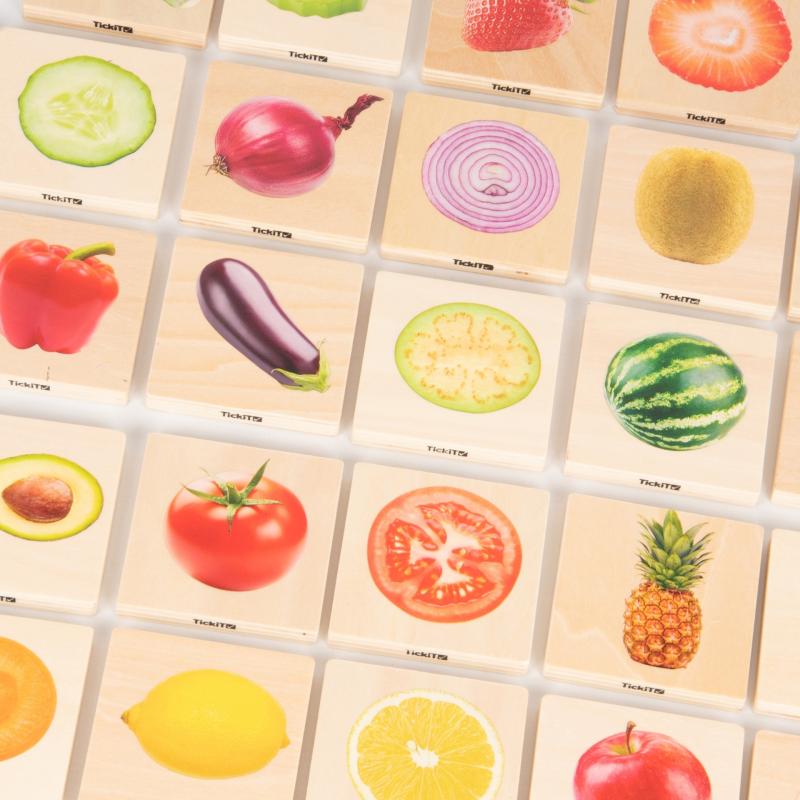Fruit & Vegetable Match - Pk28, Learning SPACE