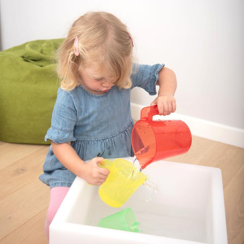 Translucent Colour Nesting Jugs - Pk3, Learning SPACE