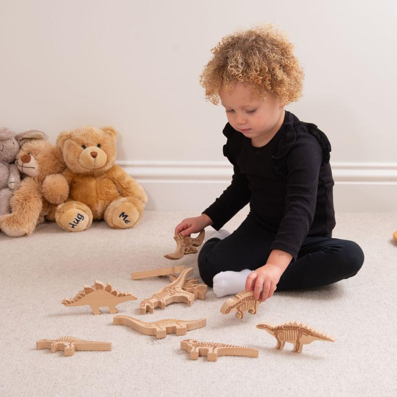 Dinosaur Wooden Blocks, Learning SPACE