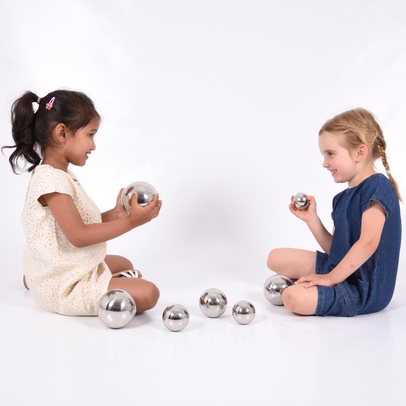 Sensory Reflective Sound Balls - Pk7, Learning SPACE