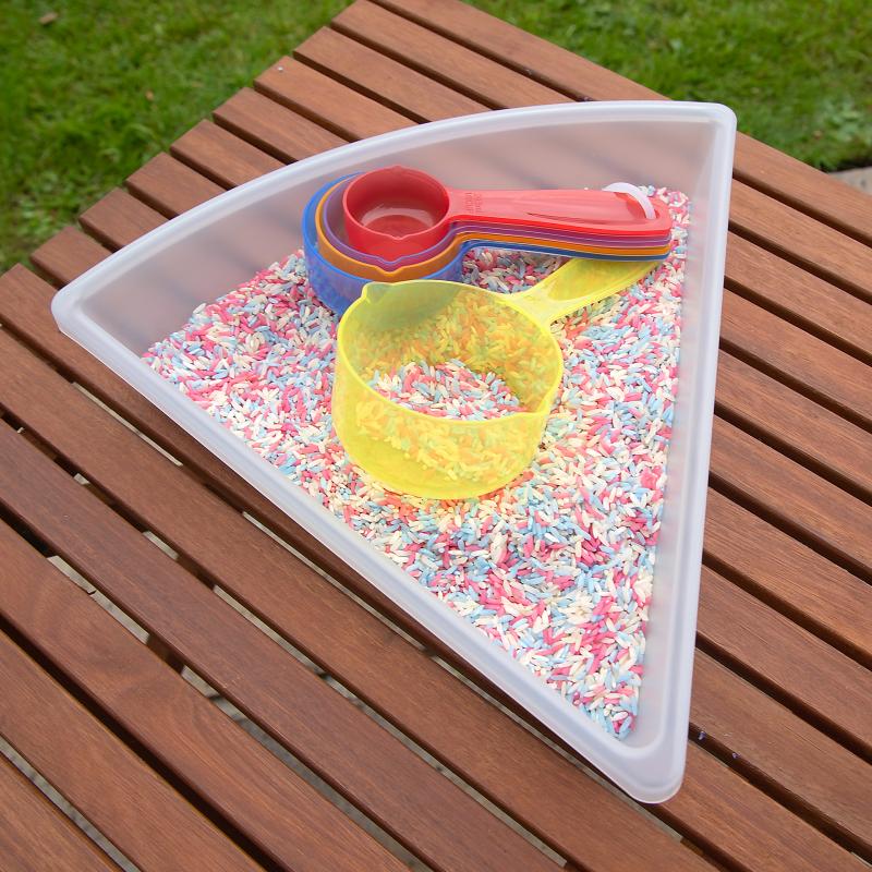 Translucent Colour Measuring Cups, Learning SPACE