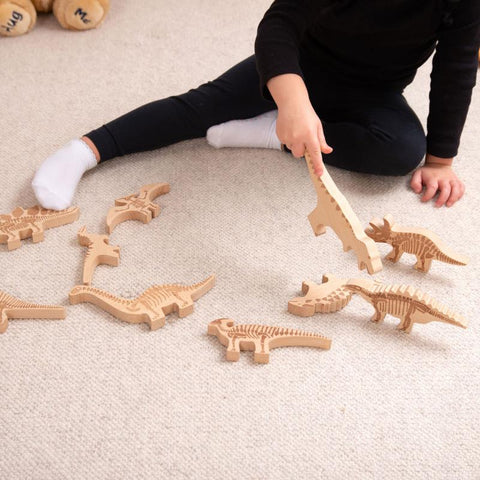 Dinosaur Wooden Blocks, Learning SPACE