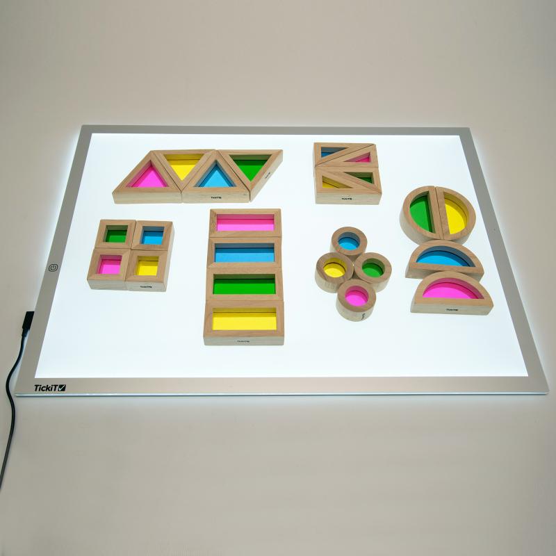 Rainbow Block Set - Pk24, Learning SPACE