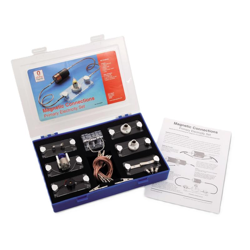 Magnetic Connections Electricity Kit - 28 piece set, Learning SPACE