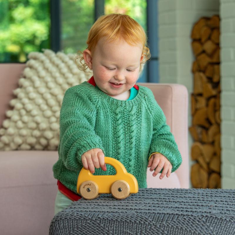 Vintage Inspired Wooden Car, Learning SPACE