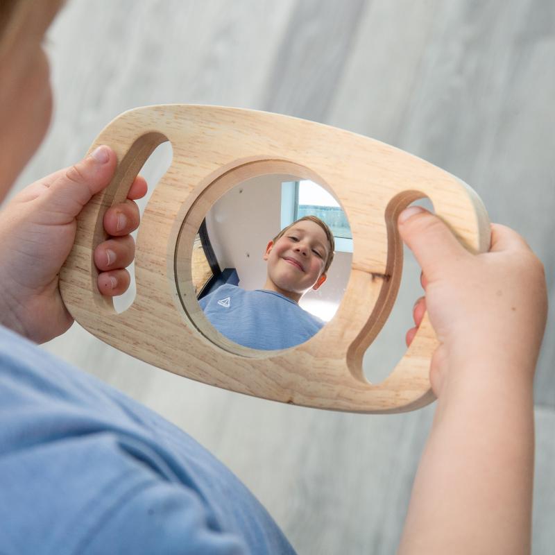 Easy Hold Double-Sided Convex/ Concave Mirror, Learning SPACE