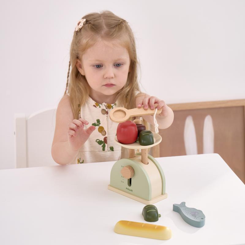 Wooden Weighing Scale Play Toy, Learning SPACE