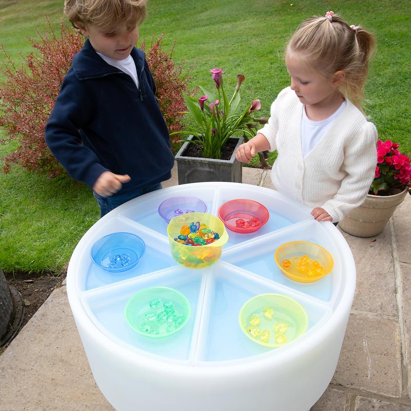 Translucent Colour Sorting Bowls - Pk6, Learning SPACE