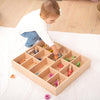 Wooden Sorting Tray - 14 Way, Learning SPACE
