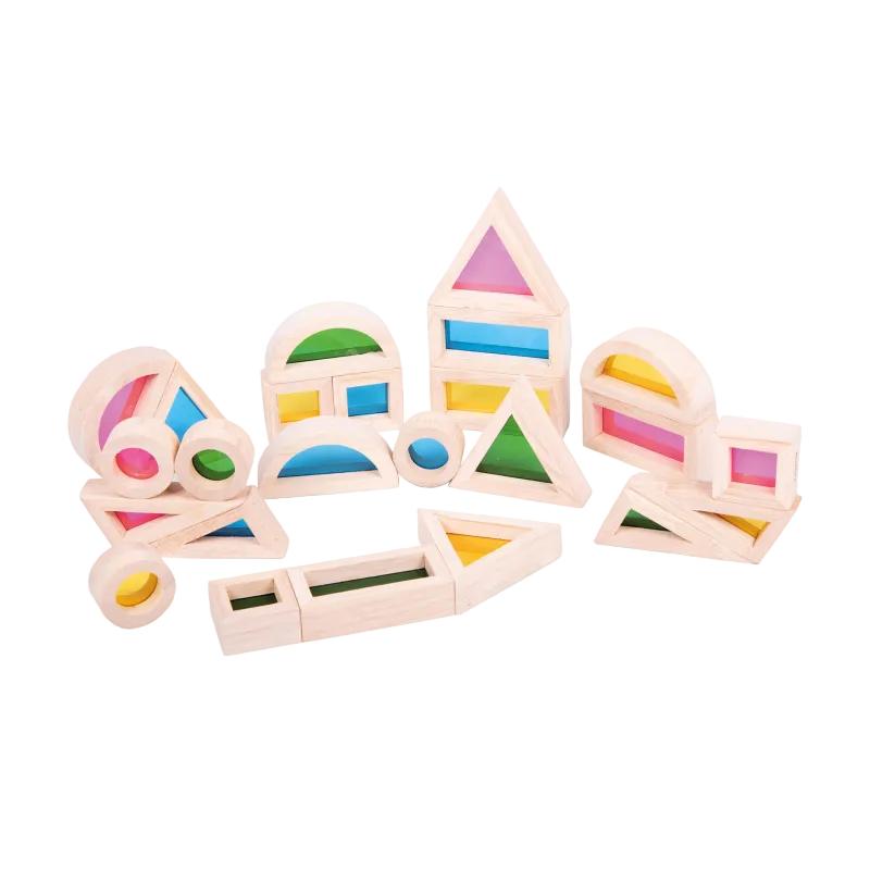 Rainbow Block Set - Pk24, Learning SPACE