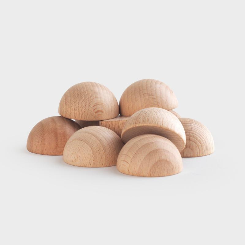 Natural Wooden Semispheres, Learning SPACE