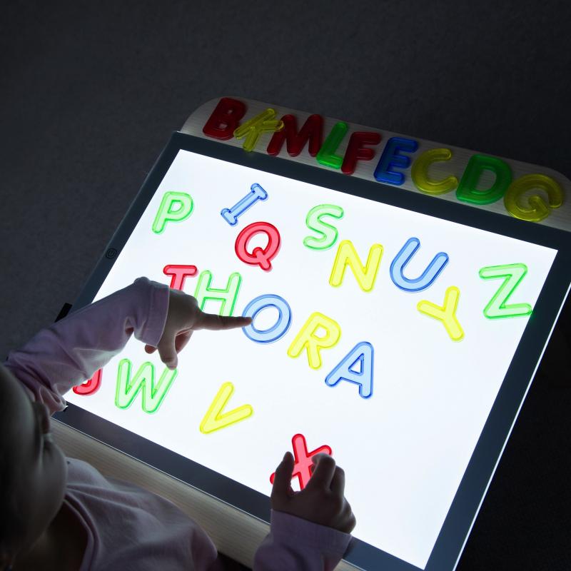 Translucent Letters Uppercase, Learning SPACE
