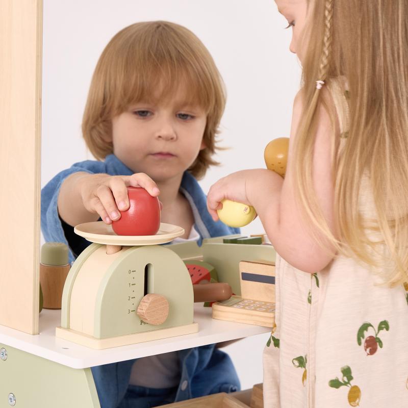 Wooden Weighing Scale Play Toy, Learning SPACE