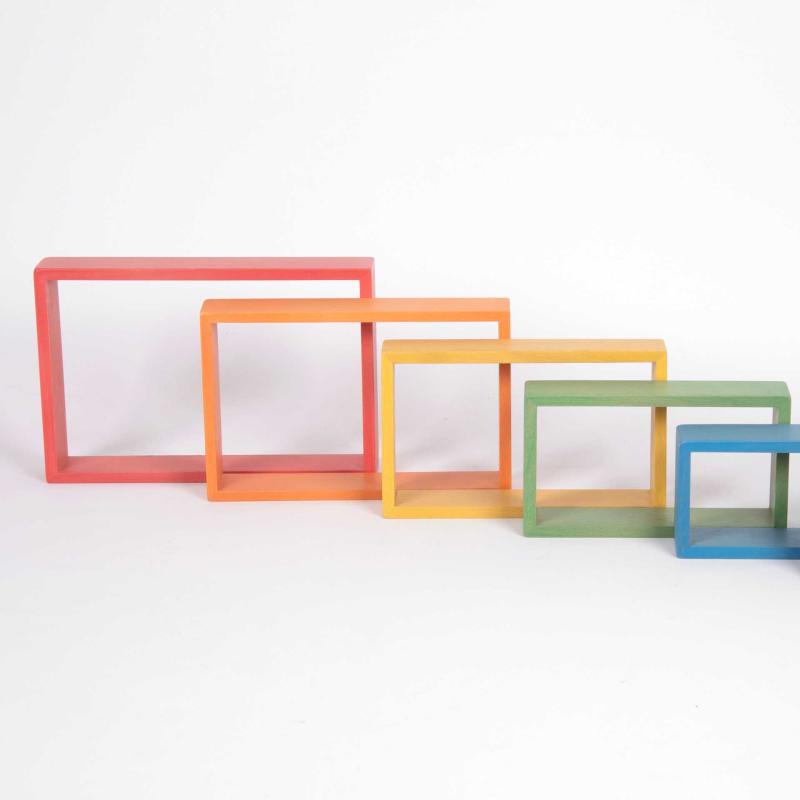 Rainbow Architect Rectangles - Pk7, Learning SPACE