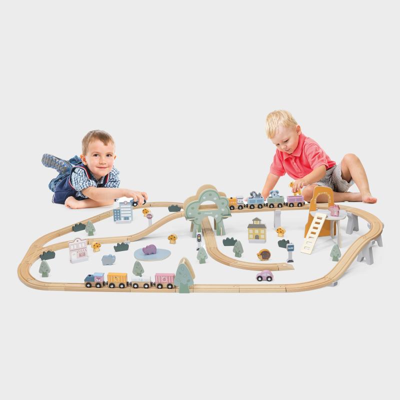 Wooden Train Set, Learning SPACE