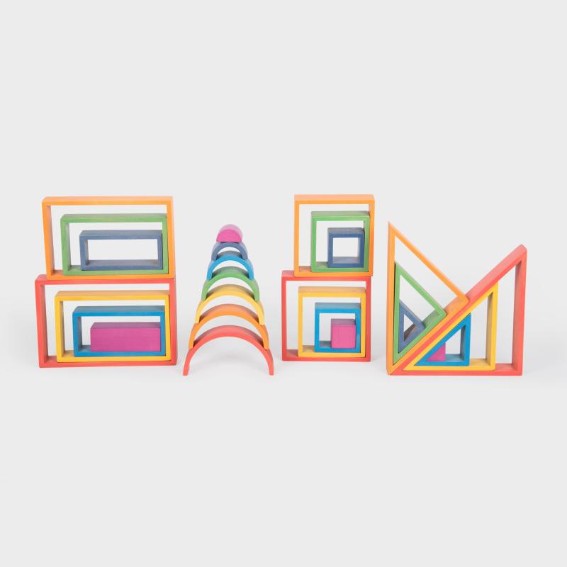 Rainbow Architect Set - Pk28, Learning SPACE