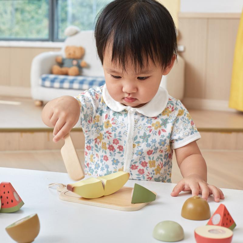 Cutting Fruit Wooden Set, Learning SPACE