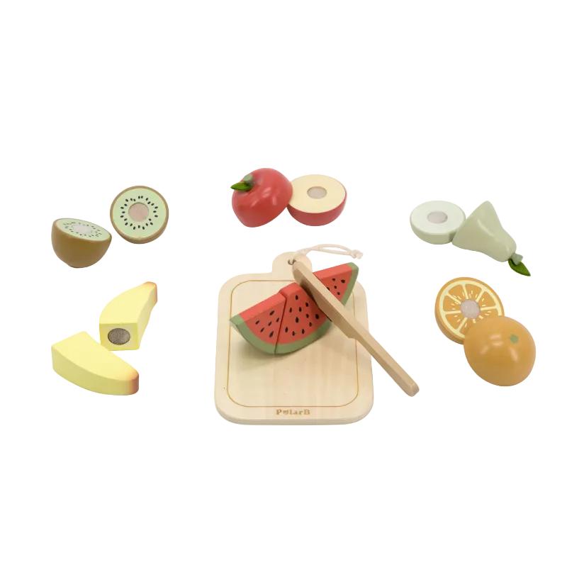 Cutting Fruit Wooden Set, Learning SPACE