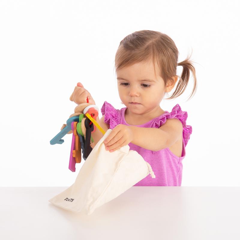 Rainbow Wooden Counting Keys, Learning SPACE